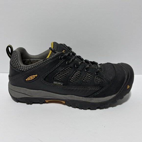 Keen Men’s Tucson Low Steel Toe Work Sneakers Black, Size 8 D - Picture 1 of 7